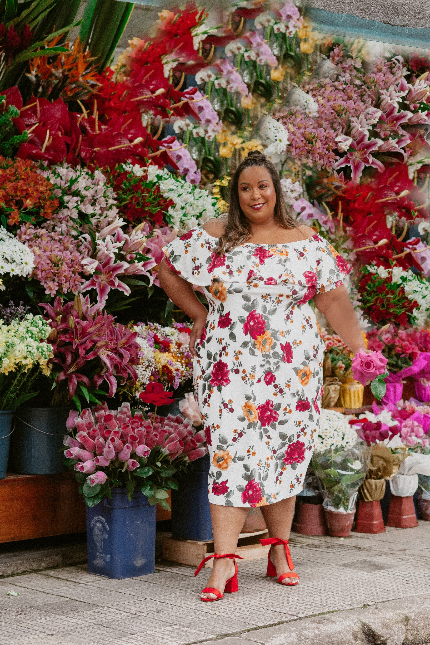 Dani Rudz - Blogueira Plus Size - Vestido Floral